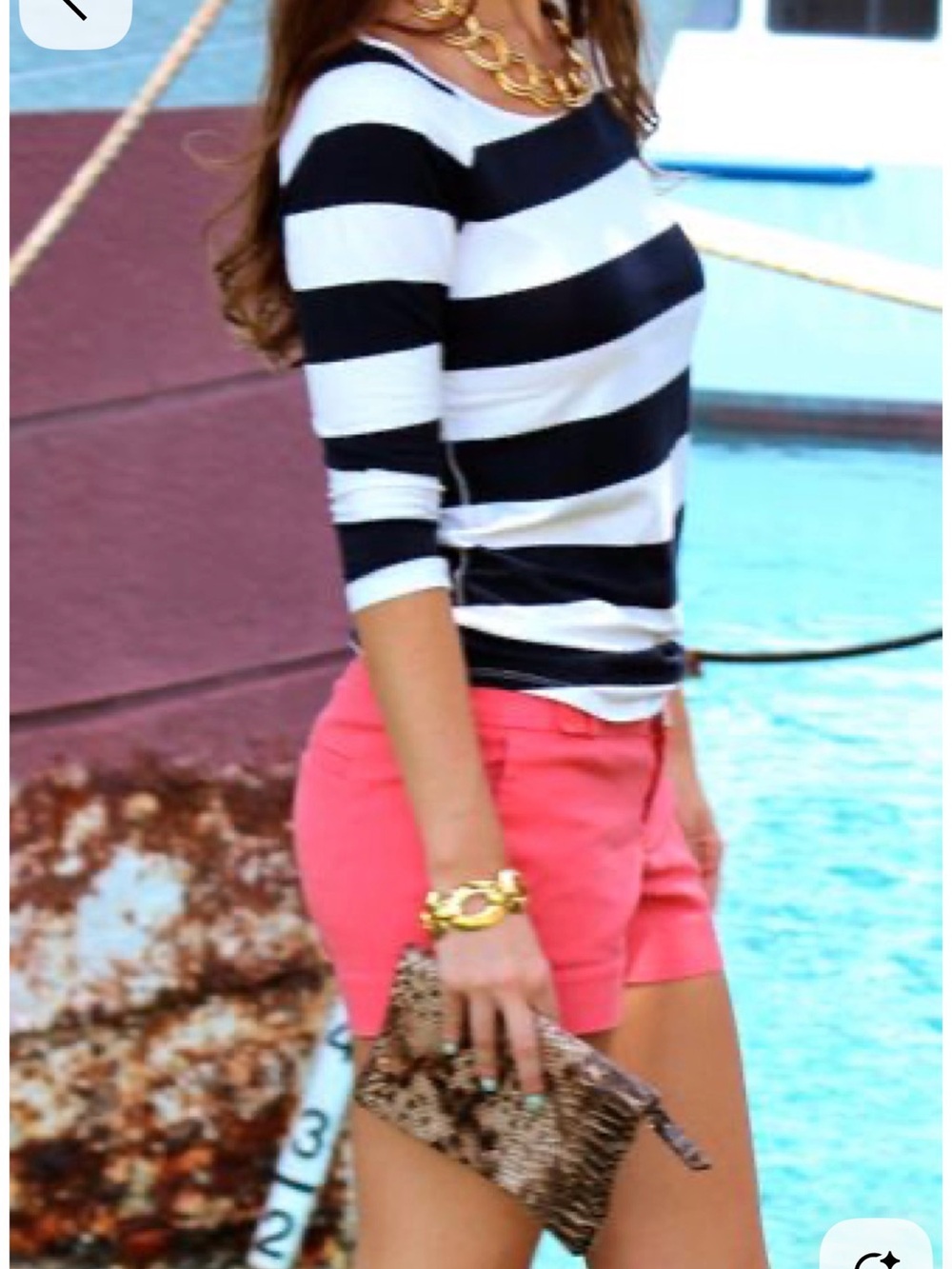 Old Navy pink shorts